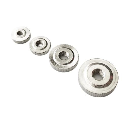 SQING 5 stücke Stahl Nivellierung Rändel Werkzeuglose Rändelmutter 3D Drucker Federbelastete Beheizte Bett Vorhang Wand Ziehen Rändelmutter DIY(Type A,M5) von SQING
