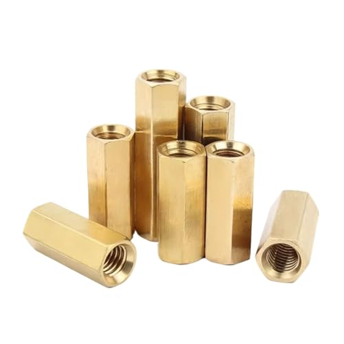 SQING M2 M2.5 M3 M4 M5 M6 Messing Motherboard Abstandsbolzen Hex Board Rack Stud Abstand Schraube Hexagon Kupfer Weibliche PCB Säulen Bolzen Spacer(30mm (5Pcs),M6) von SQING