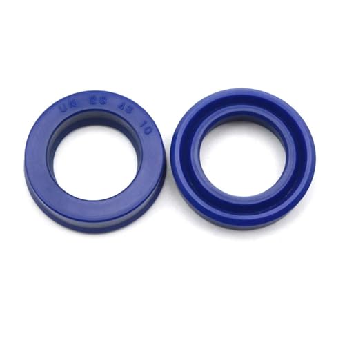SQKIFQIF Hardware-Armaturen UN/UHS/Uns Polyurethan-Öldichtung Hydraulischer Dichtring U-Typ Y-Typ Zylinder Hydraulikstangenschaft Kolbendichtung Gummiring 5-teilige Dichtungsscheibe(OD 4mm) von SQKIFQIF