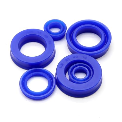 SQKIFQIF Hardware-Armaturen UN-Radialwellen-Hydraulikdichtung ID 8-19MM Polyurethan-Kolbenwelle Kolbenstange PU-Einzellippe U-förmige Becher-Öldichtungen Dichtungsscheibe(15x30x8(5pcs)) von SQKIFQIF