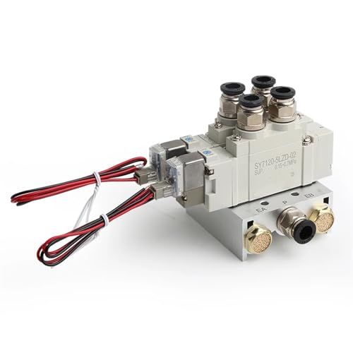 SQKIFQIF Magnetventilkombination DC12V DC24V AC110V AC220V Zylindersteuerventil SY3120-5LZD-M5 SY3120-3LZD-M5 4LZD 6LZD-M5(4 Combinations) von SQKIFQIF