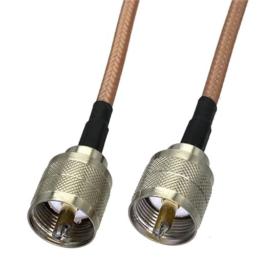 SQKIFQIF RG316 RG58 RG142 RG400 UHF PL259 zu PL259 RF Koaxial Konverter Stecker Pigtail Jumper Kabel Gerade 6 Zoll ~ 20M(20inch (50CM)) von SQKIFQIF