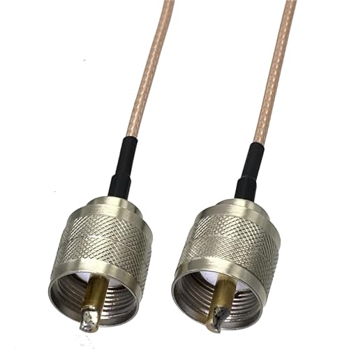 SQKIFQIF RG316 RG58 RG142 RG400 UHF PL259 zu PL259 RF Koaxial Konverter Stecker Pigtail Jumper Kabel Gerade 6 Zoll ~ 20M(5M) von SQKIFQIF