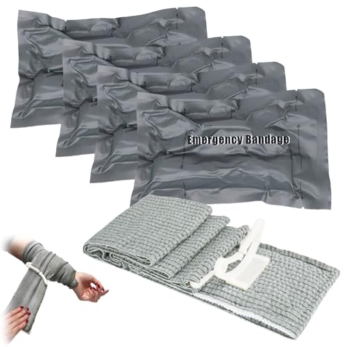 8 Stück Israeli Bandage, 6 Zoll Elastische Verband, Trauma Bandage Notfall Tourniquet Bandage Taktische Tourniquets Notfall Bandage, für Tourniquet für Wandern Camping von SQLJYU