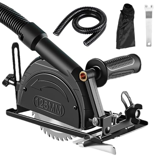 Professionelle Führungsschlitten Winkelschleifer Halterung Set, Trennständer für Winkelschleifer, Winkelschleifer Ständer Aufsatz, Einstellbarem Winkel und Schnitttiefe, für Präzises Schneiden von SQLJYU