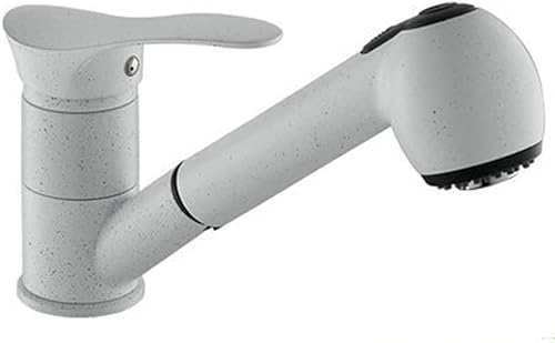 Ausziehbarer ausziehbarer Spültischmischer Wasserhahn Einhebel mit Handbrause 360° schwenkbar Geschirrbrause Messing Wasserhahn mit Sprüher Schwenkauslauf, Mattsilber Ausziehbarer ausziehbarer Spültischmischer Wasserhahn Einhebel mit Handbrause 360° schwenkbar Geschirrbrause Messing Wasserhahn mit Sprüher Schwenkauslauf, Mattsilber von SQMGFA