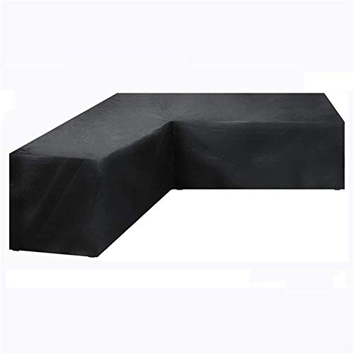 SQMGFA Wasserdichte Gartenmöbelabdeckung für L-förmiges Sofa, Outdoor-Eck-Couch-Schutz, L-Form, Lounge-Abdeckung von SQMGFA