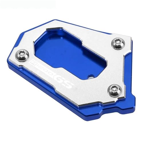 Kickstand-Trägerplatte Motorrad-Kickstand-Pad Für R1250GS R1200GS R 1250 1200 R1250 R1200 GS GSA Adventure Seitenständerverlängerungsplatte Fußpads Stützplatte Seitenständer-Verlängerungspad(Silber 4) von SQNYDH