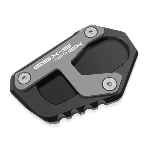 Kickstand-Trägerplatte Motorrad Seitenständer Pad Für Suzuki Gsxs1000gx GSXS 1000GX 2024 Ständer Verlängerung Fuß Seitenstütze Stehen Seitenständer-Verlängerungspad(Titan) von SQNYDH