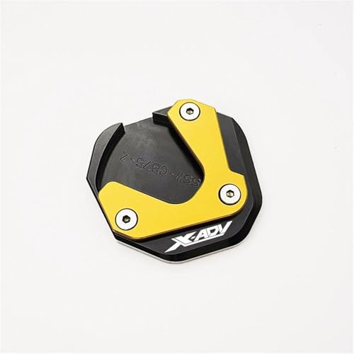 Kickstand-Trägerplatte Motorrad-Seitenständerfußplatte Für HO&NDA X ADV XADV X-ADV 750 XADV750 2017–2024, Seitenständer-Stützplatte, Motorrad-Ständerverlängerung Seitenständer-Verlängerungspad(Gold,X- von SQNYDH