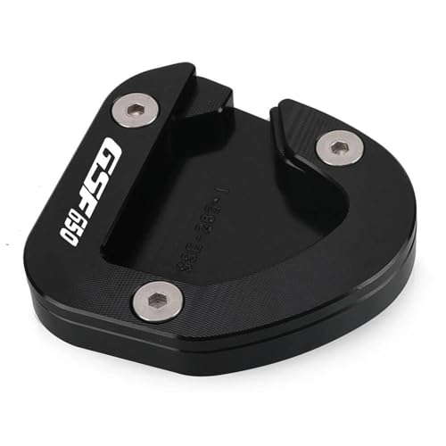 Kickstand-Trägerplatte Motorrad-Seitenständerplatte Für Suzuki GSF1250 1250S Bandit GSX1250F FA GSX 650F 650/S Fußstütze, Seitenständerverlängerung Seitenständer-Verlängerungspad(Schwarz 4) von SQNYDH