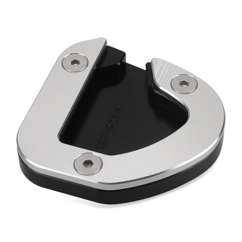 Kickstand-Trägerplatte Motorrad-Seitenständerplatte Für Suzuki GSF1250 1250S Bandit GSX1250F FA GSX 650F 650/S Fußstütze, Seitenständerverlängerung Seitenständer-Verlängerungspad(Silver 6) von SQNYDH