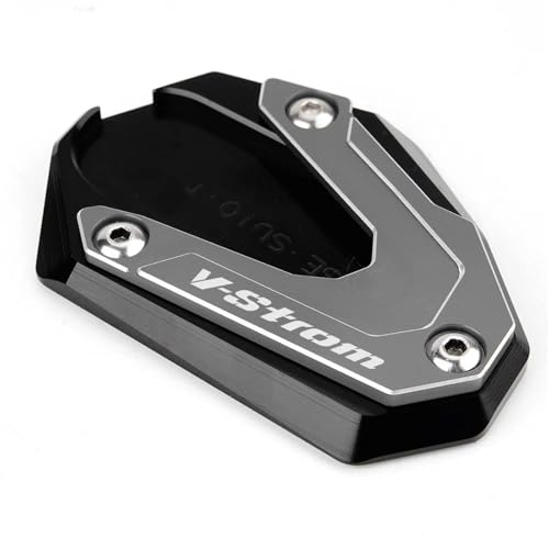 Kickstand-Trägerplatte Motorrad-Seitenständerplatte Für Suzuki VSTROM 800DE 1000 1050 DL1000 1000XT 1050XT DL1050, Fußstützen-Verlängerung Seitenständer-Verlängerungspad(Titan) von SQNYDH