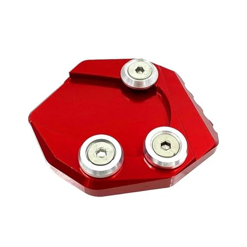 Kickstand-Trägerplatte Seite Ständerplatte Für Suzuki GSX-R125 GSX-R150 GSXS125 GSXS150 GSXR GSXS 125 150 17-18 Kickstand Pad Foot Extension Support Pads Seitenständer-Verlängerungspad(Rot) von SQNYDH