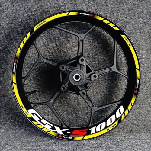 Motorrad-Felgenaufkleber Für Suzuki GSXS1000 GSX S 1000 GSX-S1000 GSX-S 1000 Reflektierender Aufkleber Auf Felgennabe(Farbe 1) von SQNYDH