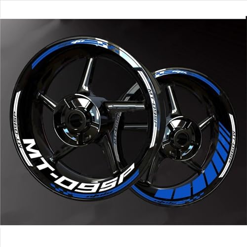 Motorrad-Felgenrandaufkleber Für Yamaha MT09 SP MT-09 MT 09 SP Reflektierende Felgenrandaufkleber Felgenrandaufkleber Reflektierend Komplettset Moto(Farbe 2) von SQNYDH