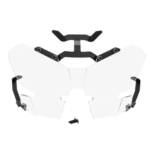 Motorrad-Scheinwerferschutz, Scheinwerferschutzabdeckung Für HO&NDA Africa Twin CRF1100L CRF 1100 L Adventure Sports 2020 2021, Scheinwerfer-Lampengitter Verschleißfest(Klar) von SQNYDH