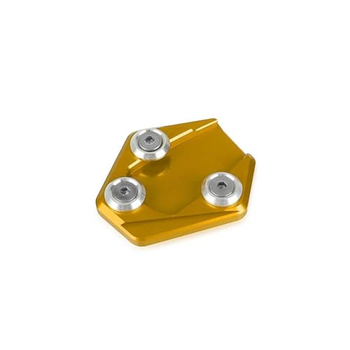 SQNYDH Kickstand-Trägerplatte Motorrad Kickständer Fußpads Für HO&NDA Grom 125 MSX125 2013-2023 Seitenständer Platte Pad Unterstützung Platte Extender Seitenständer-Verlängerungspad(Gold) von SQNYDH