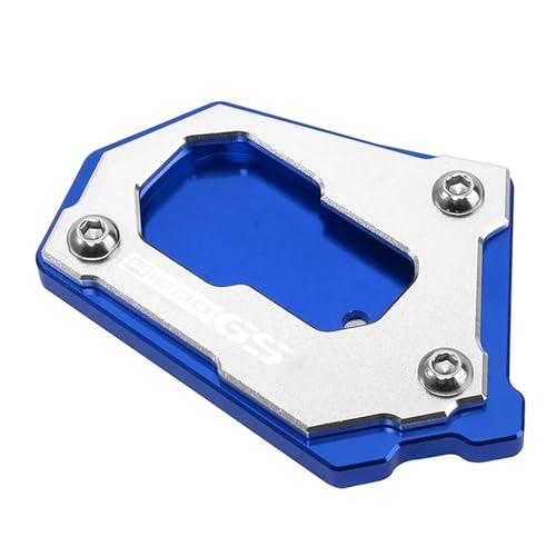 SQNYDH Kickstand-Trägerplatte Motorrad Kickstand Pad Für R1200GS R1200 R 1200 GS Seitenständerverlängerung Fußpads Stützplatte Seitenständer-Verlängerungspad(Silber) von SQNYDH