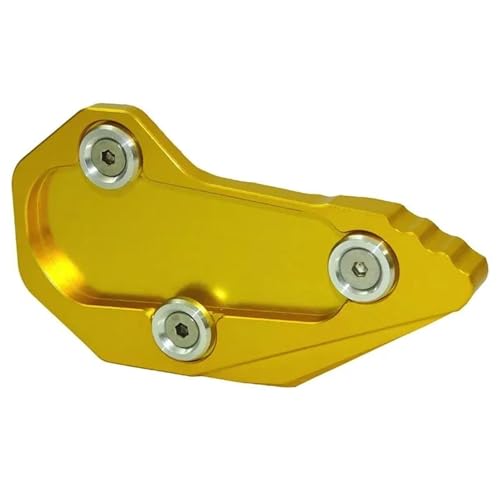 SQNYDH Kickstand-Trägerplatte Motorrad Kickstand Pad Für R1250R R1250RS R 1250 R RS 2019 2020 2021 Seitenständer Support Plate Foot Pads Extension Pad Seitenständer-Verlängerungspad(Gold) von SQNYDH