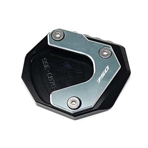 SQNYDH Kickstand-Trägerplatte Motorrad Seitenständer Pad Für HO&NDA TRANSALP XL750 TRANSALP XL 750 2023- Kickstandverlängerung Fuß Seitenständer Seitenständer-Verlängerungspad(Titan) von SQNYDH