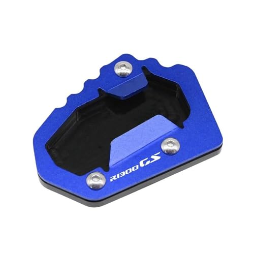 SQNYDH Kickstand-Trägerplatte Motorrad Seitenständer Pad Für R1300GS R1300 R 1300 GS ADV GS1300 2023-2024 Kickstand Platte Erweiterung Fuß Seitenständer Stützpads Seitenständer-Verlängerungspad(Blau) von SQNYDH