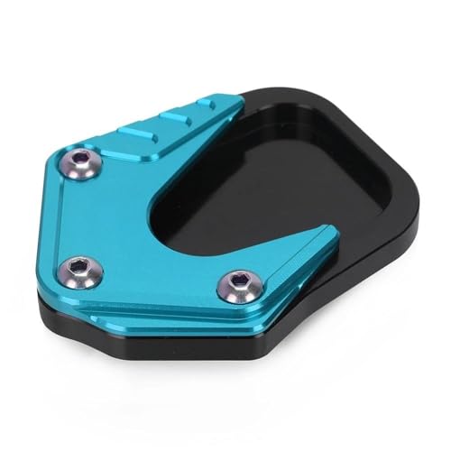 SQNYDH Kickstand-Trägerplatte Motorrad-Seitenständerplatte Für CFMOTO 700MT 700 MT 700 MT700 2022 2023 2024, Seitenständer-Auflageplatte, Verlängerungsplatte Seitenständer-Verlängerungspad(Blau 1) von SQNYDH
