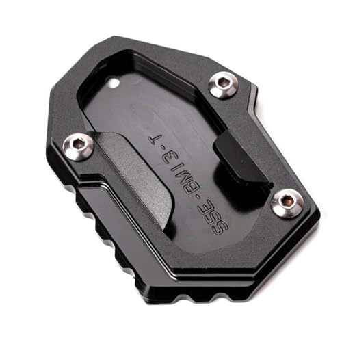 SQNYDH Kickstand-Trägerplatte Motorrad-Seitenständerplatte Für R1300GS R 1300 GS ADV R 1300GS 2024–2025, Seitenständerverlängerung Seitenständer-Verlängerungspad(Schwarz) von SQNYDH