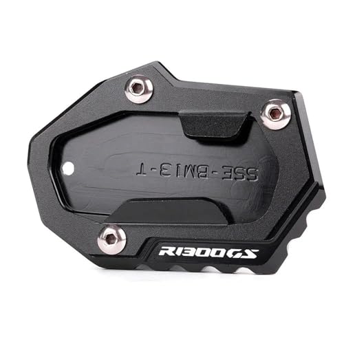 SQNYDH Kickstand-Trägerplatte Motorrad-Seitenständerplatte Für R1300GS R 1300 GS ADV R 1300GS 2024–2025, Seitenständerverlängerung Seitenständer-Verlängerungspad(Schwarz 1) von SQNYDH