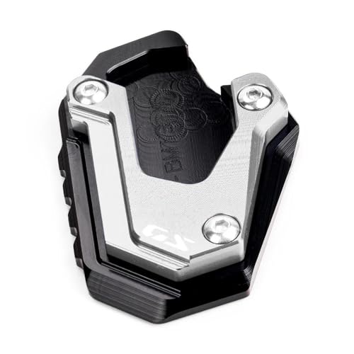 SQNYDH Kickstand-Trägerplatte Motorrad-Seitenständerplatte Für R1300GS R 1300 GS R 1300GS Adventure ADV Option 719 GS 1300 Seitenständerverlängerung Seitenständer-Verlängerungspad(Silber) von SQNYDH