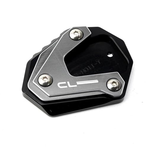 SQNYDH Kickstand-Trägerplatte Motorrad Ständer Pad Für HO&NDA CL500 CL250 CL300 CL 250 300 500 2023Stand Verlängerung Platte Fuß Pads Unterstützung Platte Seitenständer-Verlängerungspad(Titan) von SQNYDH