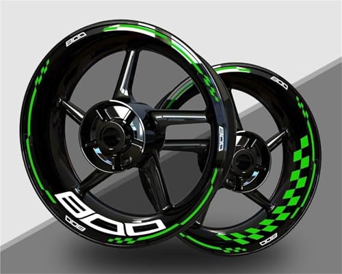 SQNYDH Motorrad-Radaufkleber Für Kawasaki Z800 Z 800 17 Zoll Reflektierende Felgenaufkleber Streifenband von SQNYDH