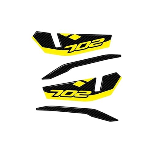 SQNYDH Tankaufkleber Für Benelli TRK 702X TRK 702 X TRK702X 2023 Seitlicher Tankschutz Tankpad Aufkleber Protector Tank Traction Pads(Satz 8) von SQNYDH