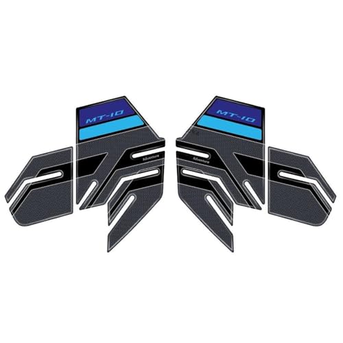 Tankaufkleber Für Yamaha MT-10 MT10 MT 10 SP 2022 2023 2024 Tankschutz-Aufkleber Tankpad Aufkleber Protector Tank Traction Pads(Satz 5) von SQNYDH