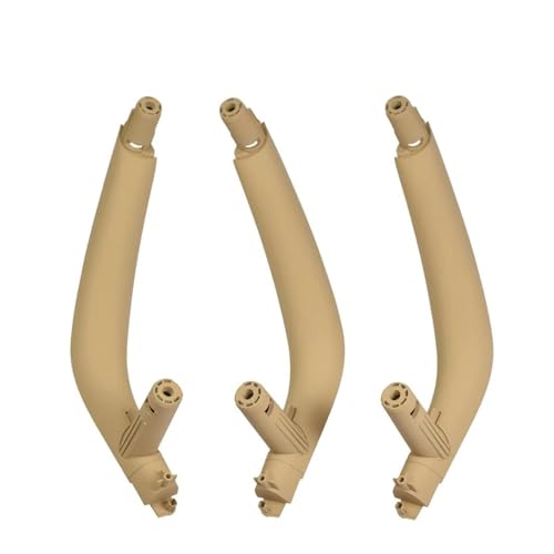 SQOFHA Türinnenverkleidung Türgriff 3 Farben Verbesserter Innenraum Innen ABS Pull Ersatz Für X5 X6 F15 F16 2014 2015 2016 2017 2018 Türinnengriff(Beige-LHD) von SQOFHA