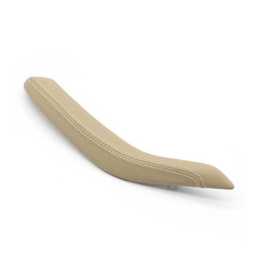 SQOFHA Türinnenverkleidung Türgriff Auto Innen Passagier Pull Äußere Leder Abdeckung Ersatz Für X5 X6 F15 F16 2014-2018 Türinnengriff(Beige Right) von SQOFHA