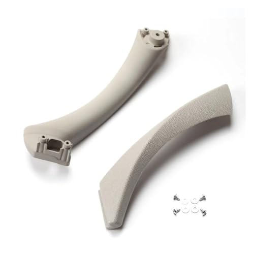 SQOFHA Türinnenverkleidung Türgriff Autoinnenraum Beifahrertürgriff Pull Carbon Fiber Kit Für 3er E90 E91 E92 316 318 320 325 328i 2004-2012 Türinnengriff(Gray-Set-Right) von SQOFHA