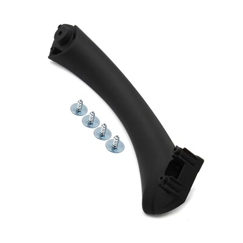SQOFHA Türinnenverkleidung Türgriff Autoinnenraum links rechts Türgriff Panel Pull Trim Abdeckung für 3er E90 E91 E92 316 318 320 325 328i Türinnengriff(Black-R-Inner 1PC) von SQOFHA