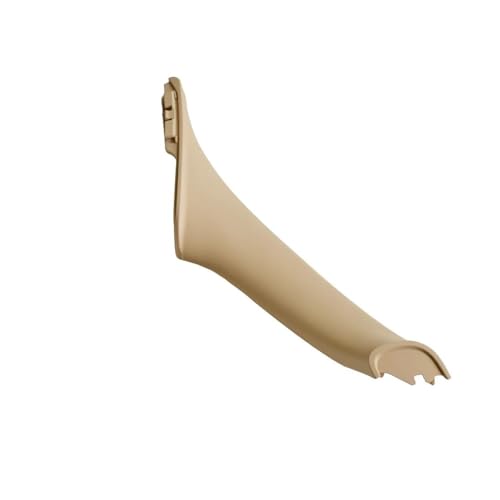 SQOFHA Türinnenverkleidung Türgriff Grau Beige Schwarz Auto links rechts innen Innen Türverkleidung Griff Pull Trim Abdeckung Für 5er F10 F11 Türinnengriff(Beige-Right) von SQOFHA