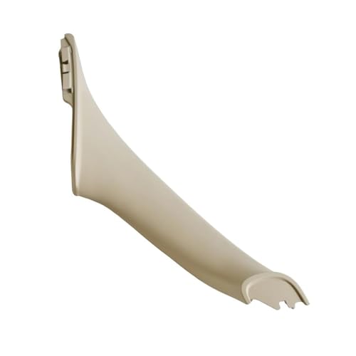 SQOFHA Türinnenverkleidung Türgriff Grau Beige Schwarz Auto links rechts innen Innen Türverkleidung Griff Pull Trim Abdeckung Für 5er F10 F11 Türinnengriff(Beige-White-Right) von SQOFHA