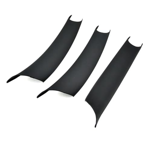 SQOFHA Türinnenverkleidung Türgriff Schwarzes Kohlefasermuster LHD RHD 3 Teile/satz Autoinnenraum-Zugabdeckung Für X5 E70 X6 E71 E72 2007-2014 Türinnengriff(Black LHD 3 Pcs) von SQOFHA