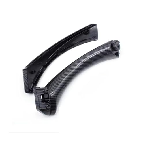 Türinnenverkleidung Türgriff Door Pull Handle Inside Cover Panel Trim Replacement For 3 series E90 E91 E92 316i 318i 320 325 2005-2012 Türinnengriff(Carbon Left) von SQOFHA
