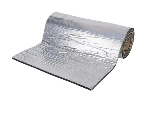 SQOFHFB Isolierung für Autos 5/10MM Sound Deadener Wärmedämmung Matte Auto Van Schallschutz Trittschalldämmung Isolierung Auto Haube Isolierung Stille Tür Wand Motorraumdämmung(500x2000x10mm) von SQOFHFB