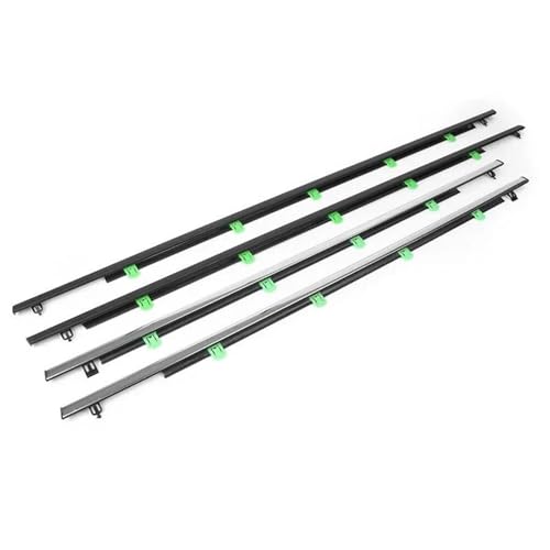 SQOFHFB Kantenschutz 4 Stück Autofenster Glas Versiegelte Streifen Seitenfenster Wheatherstrip Für CRV 2002–2022 Türdichtung(07-11) von SQOFHFB