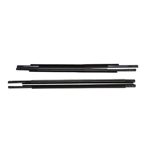 SQOFHFB Kantenschutz 4 Stücke Schwarz Gummi Auto Fenster Glas Dichtung Moulding Trim Für Mitsubishi Für Lancer CY CX CZ 2007-2019 Türdichtung von SQOFHFB