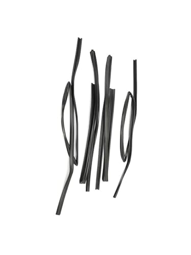 SQOFHFB Kantenschutz 4 Stücke Tür Glas Gummi Dichtung Form Für Lexus Für LX450 1996-1997 6814160010 6815160010 6814260011 6815260011 Türdichtung von SQOFHFB