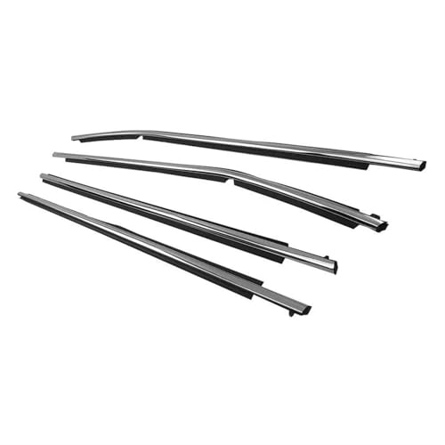 SQOFHFB Kantenschutz 4 Teile/Satz Auto Fenster Glas Versiegelt Streifen Seite Fenster Wheatherstrip Für Toyota Für Corolla 2009-2012 Türdichtung(Chrome) von SQOFHFB