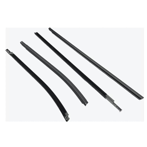 SQOFHFB Kantenschutz 4Pcs Fenster Glas Außerhalb Abdichtung Gummi Dichtungs Für Mitsubishi MN117611 MN117612 MN117615 MN117616 Türdichtung von SQOFHFB