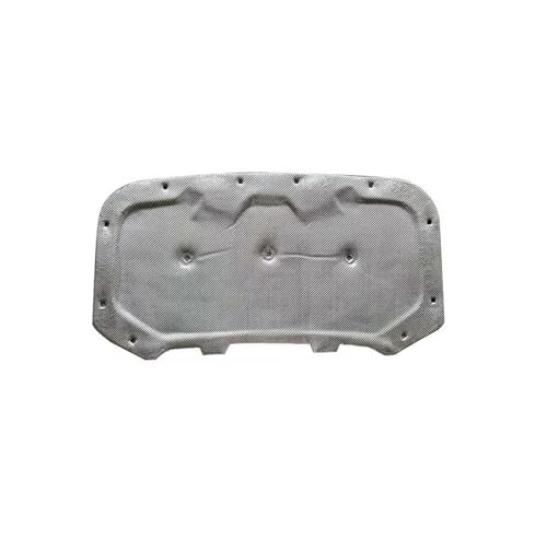 Insulation Pad Auto Motorhaube Pad Für VW Taos Tharu 2018 ~ 2025 Schwarz Silber Front Motor Sound Isolierung Teppich Teppich Hitzeschild(D) von SQOFJDF