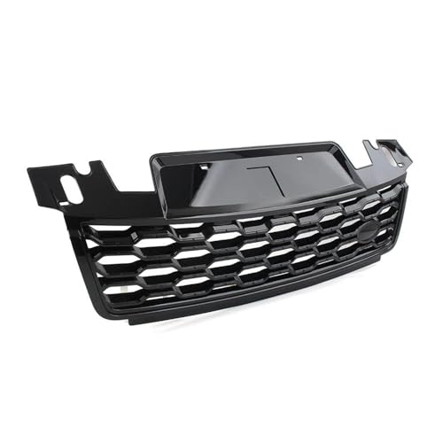 Kühlergrill Auto Front Upper Raditor Grille Für Land Für Rover Für Range Für Rover Sport 2018 2019 2020 2021 Silber Schwarz ABS Gitter(Schwarz) von SQOFJDF